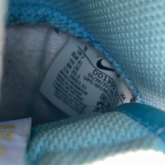 Nike Dunk High Blue Chill - Size 8 Men - Picture 10 of 11